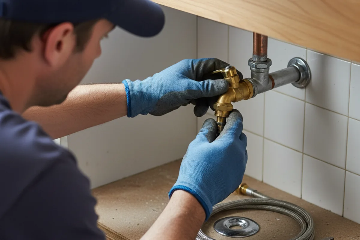 Shutoff valve and fitting work during Repiping in Holmdel